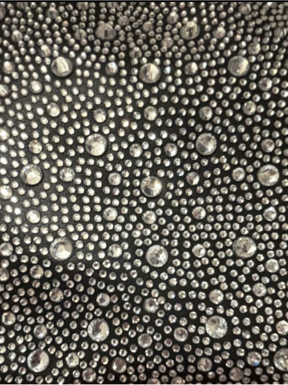 Steve Madden Black Rhinestone Mini Backpack - Picture 3 of 8